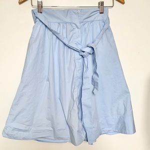 CLUB MONACO Baby Blue Apron skirt - size 0